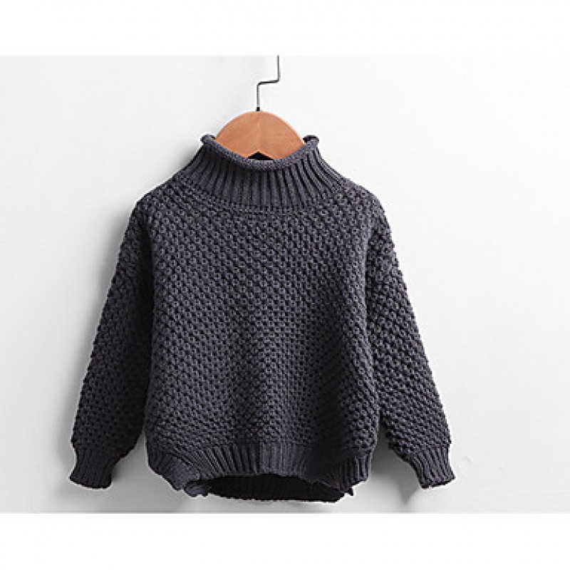 Unisex Casual/Daily Solid Blouse,Cotton Winter / F...