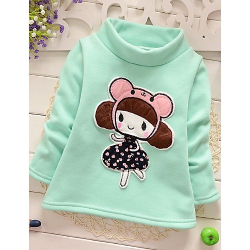 Girl Casual/Daily Print Tee,Cotton Spring / Fall Long Sleeve Regular  