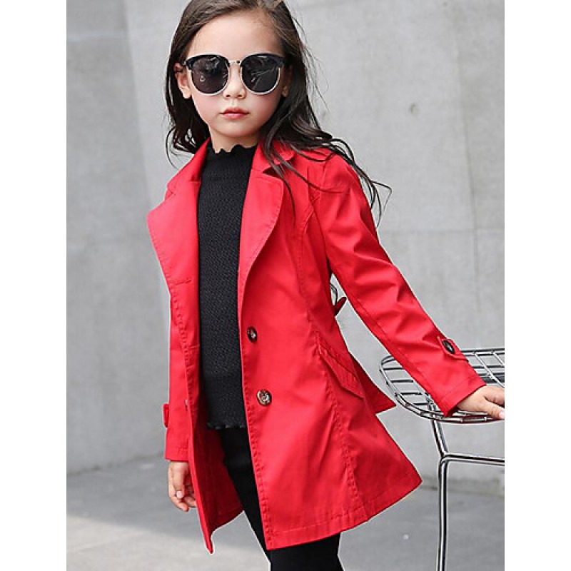 Girl's Casual/Daily Solid Suit & BlazerCotton ...