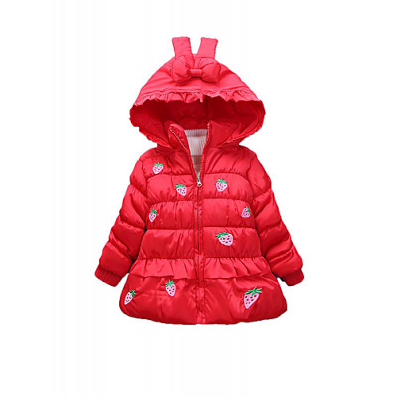 Girl's Casual/Daily Print BlouseCotton Winter Gree...